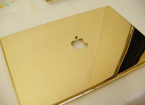 macbook pro 24 karaat goud
