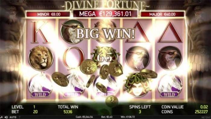 Netent divine fortune slot