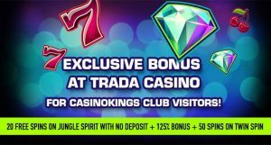 exclusive no deposit bonus at trada casino