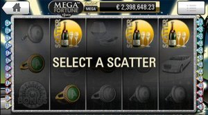 mega fortune scatter