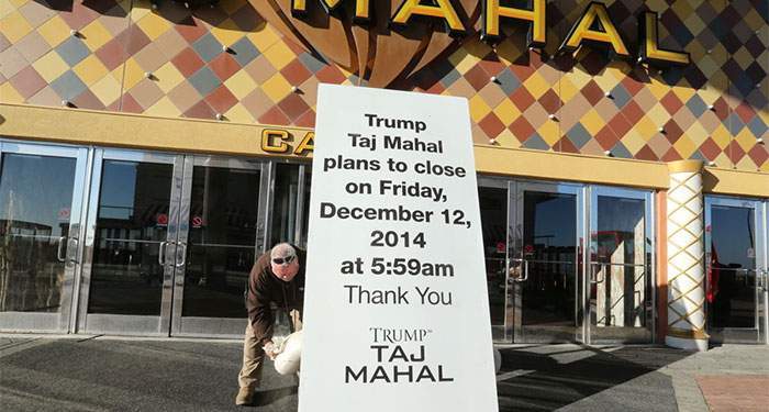 trump taj mahal closed