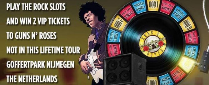 win VIP tickets for guns n' roses at kroon casino