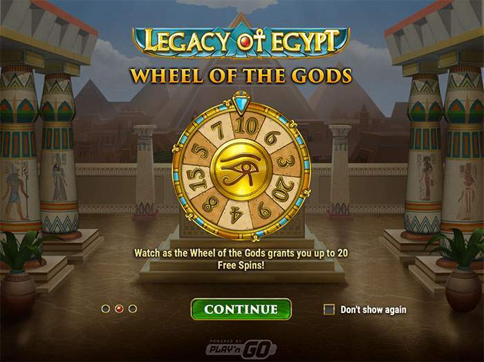 legacy of egypt wheel of the gods