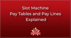 slotmachine pay lines pay tables explained