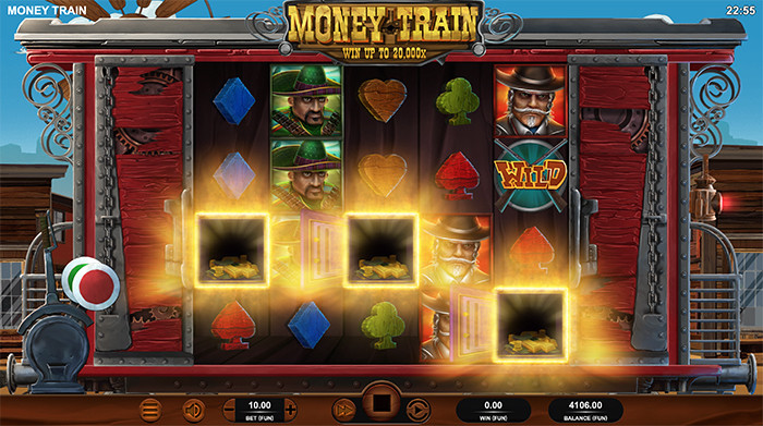 money train slot bonus activated