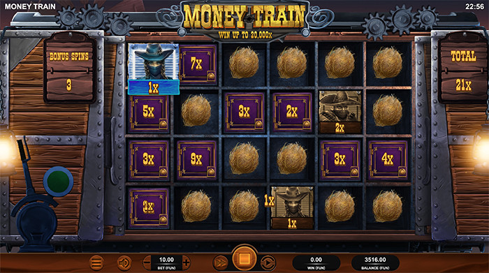 money train slot bonus game